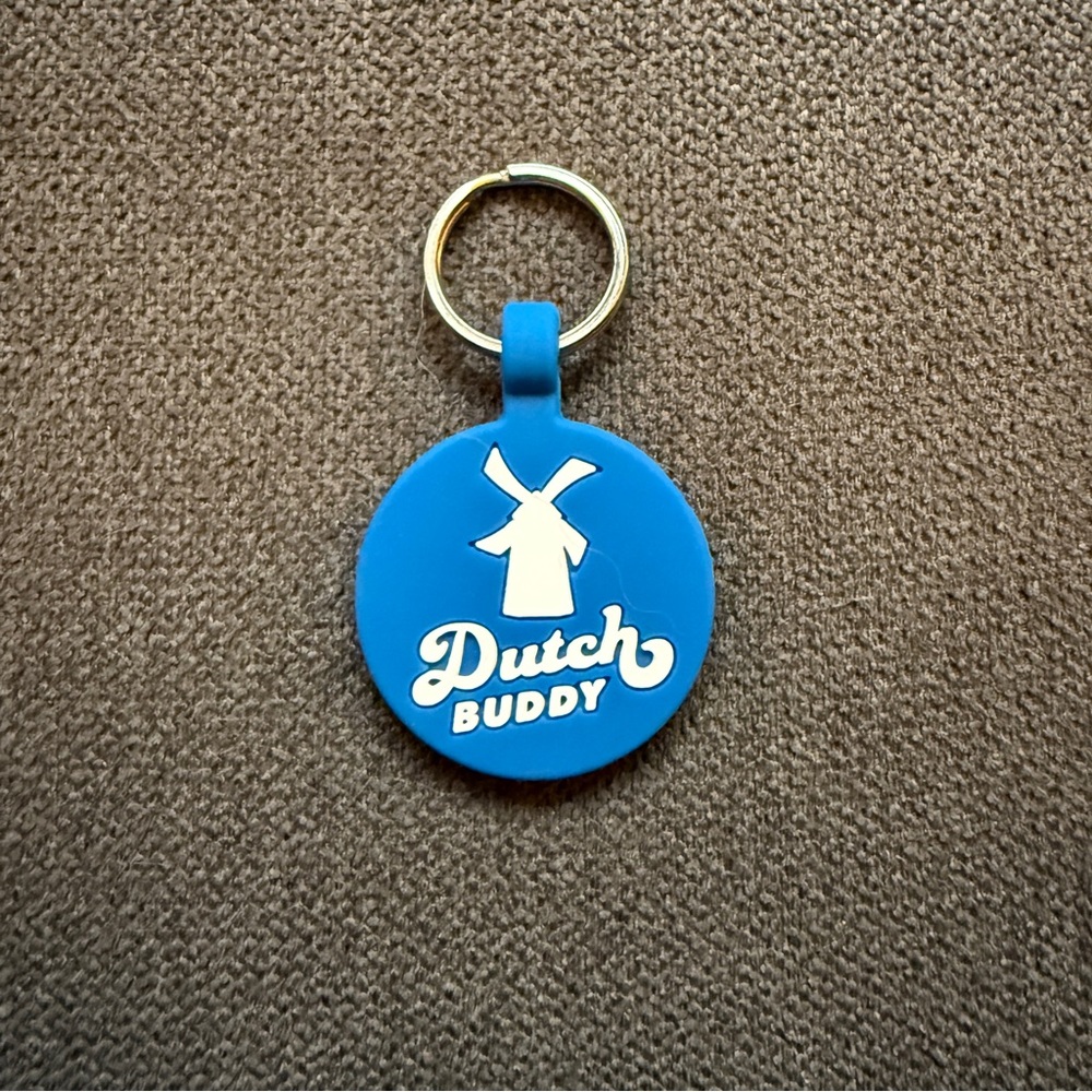 Dutch Buddy Windmill Keychain or Pet Collar tag